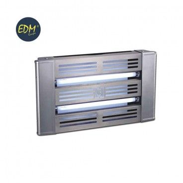 Mata insectos 2x15W con placa adhesiva 