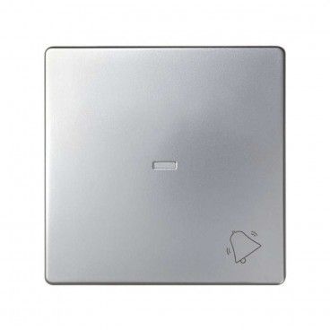Tecla Simon 82 con visor campana aluminio SIMON 8200015-033