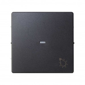 Tecla Simon 82 con visor luz grafito SIMON 8200016-038