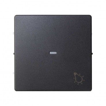 Tecla Simon 82 con visor luz grafito SIMON 8200016-038