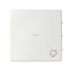 Tecla Simon 82 con visor campana blanco SIMON 8200015-030