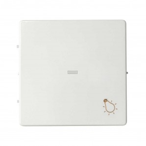 Tecla Simon 82 con visor luz blanco SIMON 8200016-030