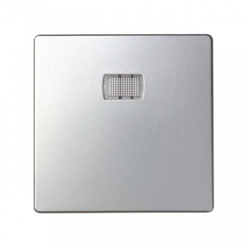 Tecla pulsador neutral Simon 82 aluminio SIMON 82013-33