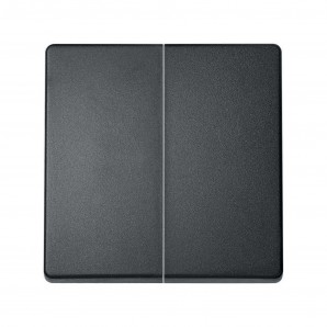Tecla doble para doble cruzamiento Simon 82 grafito SIMON 8202026-038