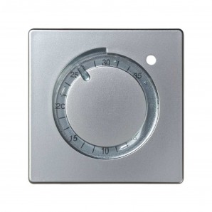 Tapa termostato empotrar Simon 82 aluminio mate SIMON 82505-33