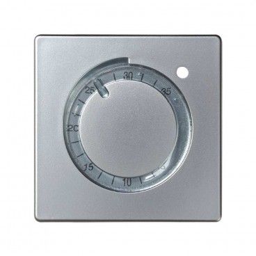 Tapa termostato empotrar Simon 82 aluminio mate SIMON 82505-33
