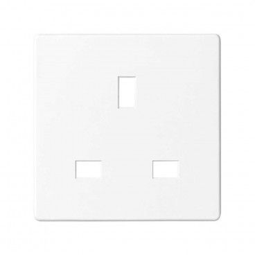 Tampa de plugue britânico Simon 82 branco SIMON 82045-30
