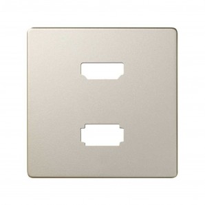 Tapa conector HDMI Simon 82 V1.4+USB tipo-A cava SIMON 8201095-034