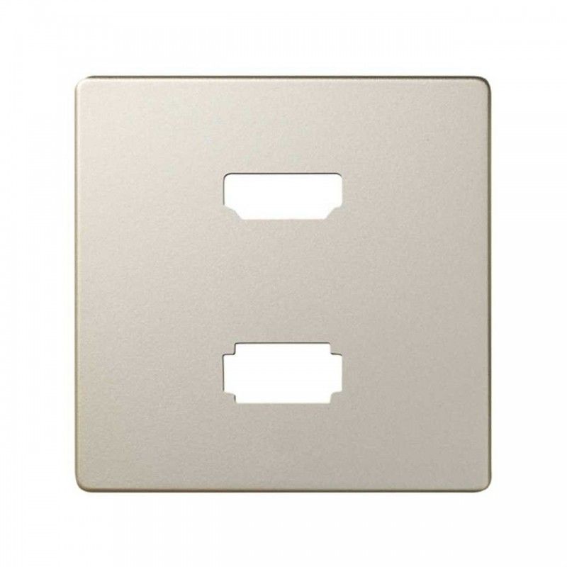 Tapa conector HDMI Simon 82 V1.4+USB tipo-A cava SIMON 8201095-034
