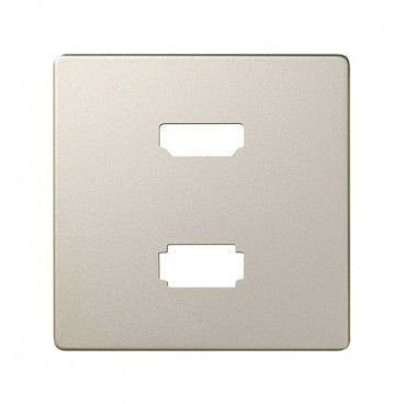 Tapa conector HDMI Simon 82 V1.4+USB tipo-A cava SIMON 8201095-034