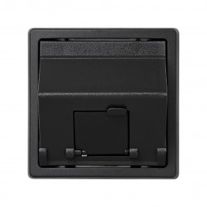 Soporte Simon 73 loft para con 1 conector RJ45 grafito SIMON 73593-62