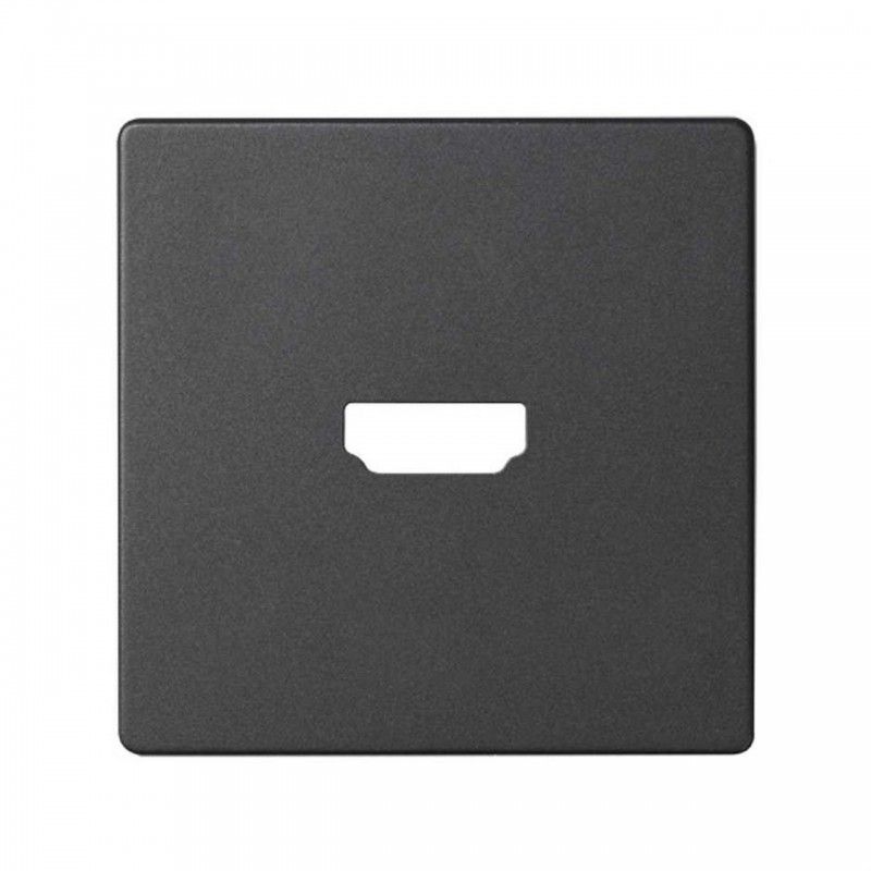 Placa Simon 82 para conector HDMI V1.4 grafite SIMON 8201094-038