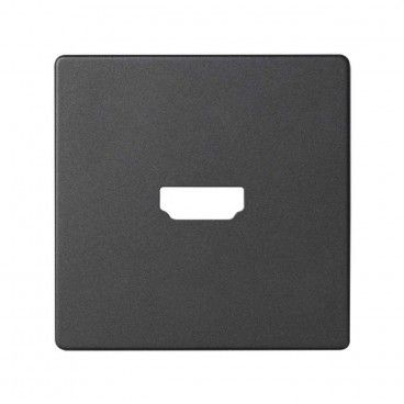 Placa Simon 82 para conector HDMI V1.4 grafito SIMON 8201094-038