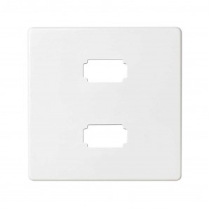 Placa Simon 82 para conector 2xUSB 2.0 tipo-A blanco SIMON 8201090-030