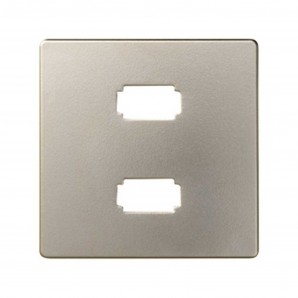 Placa Simon 82 conector 2xUSB 2.0 tipo-A cava SIMON 8201090-034