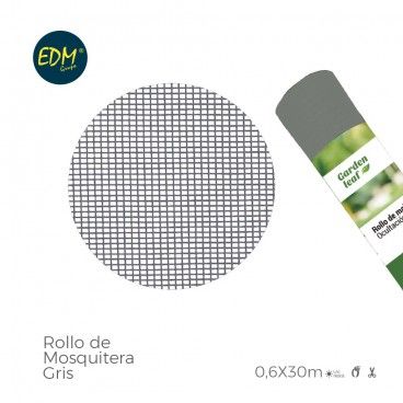 Rollo mosquitera  gris 0,60x30mts