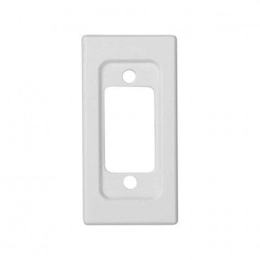 Placa K45 para 1 conector SUB D9 blanco nieve SIMON K100/9