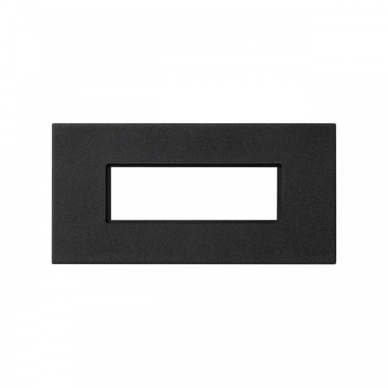 Placa K45 para 1 conector rápida macho-hembra 5 polos gris grafito SIMON K18W5/14