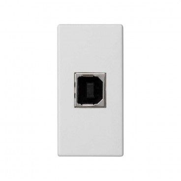 Placa K45 medio mecanismo con 1 conector USB tipo-B SIMON K131B/9
