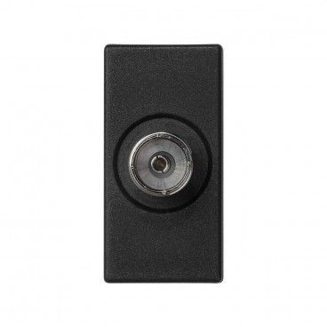 Placa K45 medio mecanismo con 1 toma TV gris grafito SIMON K102B/14