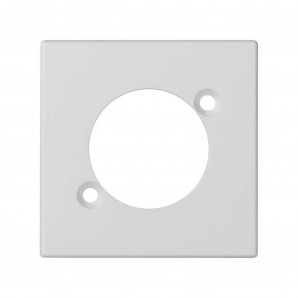 Placa K45 multimedia con 1 conector XLR blanco nieve SIMON K122/9