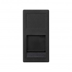 Placa K45 medio mecanismo plano ITT CANNON gris grafito SIMON KA65/14