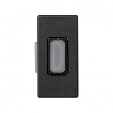 Placa K45 medio mecanismo con 1 conector HDMI hembra-hembra gris grafito SIMON K129B/14