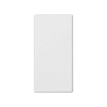 Placa K45 medio mecanismo ciega blanco nieve SIMON K105/9