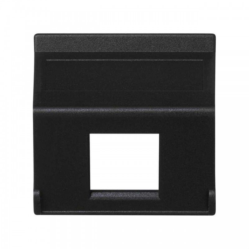 Placa inclinada K45 sem proteção contra poeira com 1 módulo MD cinza grafite SIMON K080/14