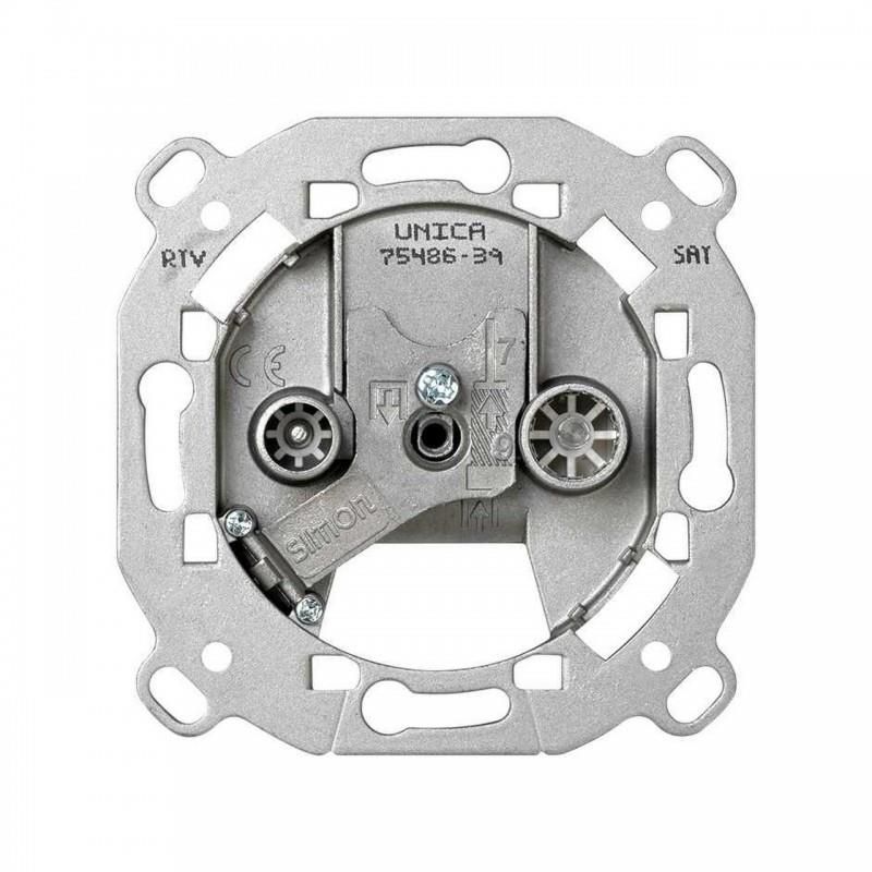 Mecanismo Simon 75 soquete R-TV extremidade indutiva SIMON 75488-39