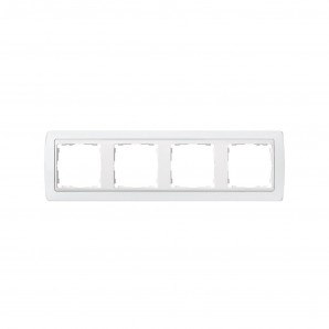 Moldura 4 elementos brancos SIMON 82640-30