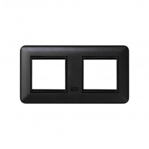 Marco K45 bastidor doble gris grafito SIMON KR445/14