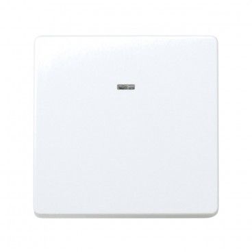 Interruptor com piloto largo Simon 27 branco neve SIMON 27202-65