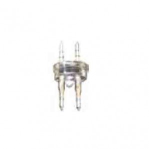 Connector tube flexilux/flexiled 13mm 2 vias "tip-tip"