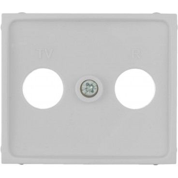 Capa para Tomada de Sinal TV/R Cor Branco Europa Solera Série ERP47TLV