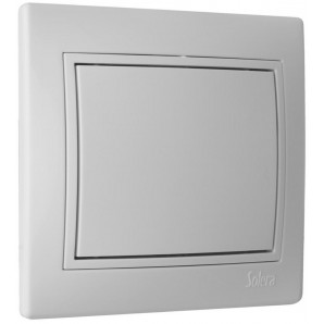Tapa ciega Serie Europa monobloc 83x81 blanco SOLERA ERP75U