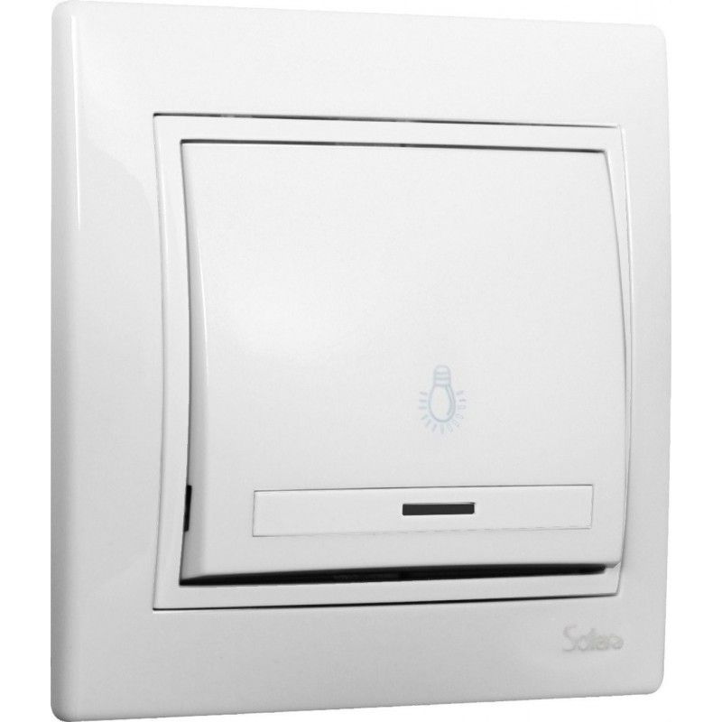 Botão de Luz Luminosa 10A 250V Série Europa Solera ERP04ILU