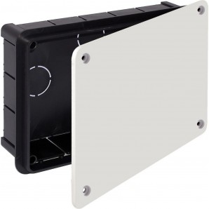 Caja 200x130x60 tapa blanco con tornillos SOLERA 314