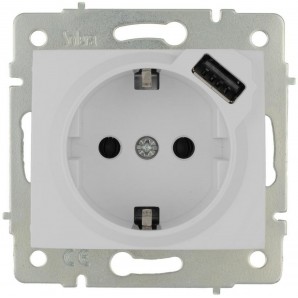 Base Bipolar com t/tl 16A 250V com USB Power Série Europa...