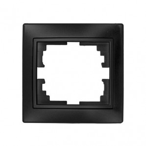Cornice per 1 elemento in grafite 83x81x10mm SOLERA ERP71NGU