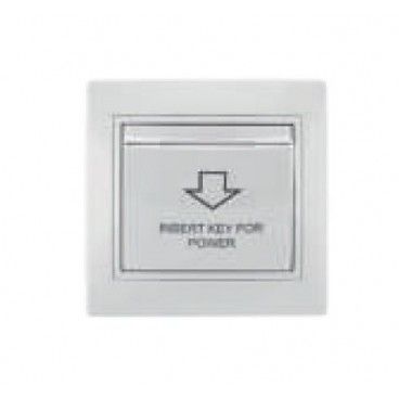 Commutateur de carte 83x81 borne à vis blanc SOLERA ERP01TU
