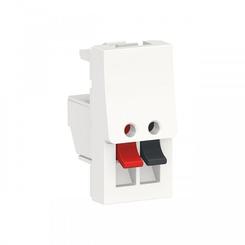 Toma altavoz 1 modulo blanco polar SCHNEIDER NU348718