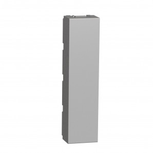 Tapa ciega 1/2 módulos aluminio SCHNEIDER NU986430