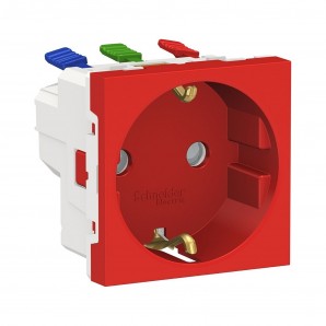 Schuko NU305703 conexión rápida rojo SCHNEIDER NU305703