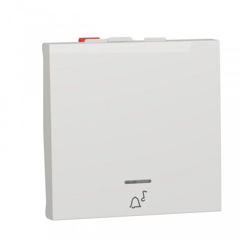 Pulsador 2 módulos timbre LED localización polar SCHNEIDER NU320618CN