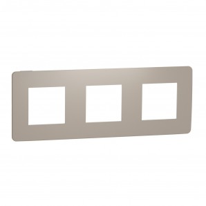 Moldura 3 elementos STUDIO Vison Branco SCHNEIDER NU280626