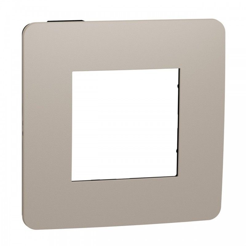 Moldura 1 elemento STUDIO Mink preto SCHNEIDER NU280228