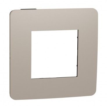 Moldura 1 elemento STUDIO Mink preto SCHNEIDER NU280228