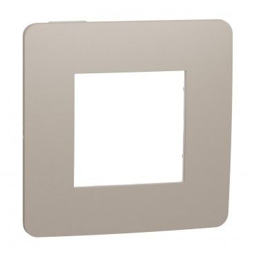 Marco 1 elemento STUDIO Visón blanco SCHNEIDER NU280226