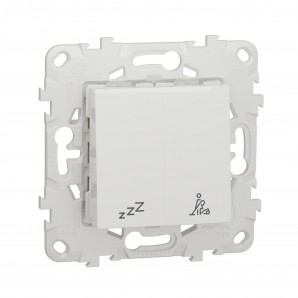 Interruptor pasen - esperen + bastidor polar SCHNEIDER NU521718